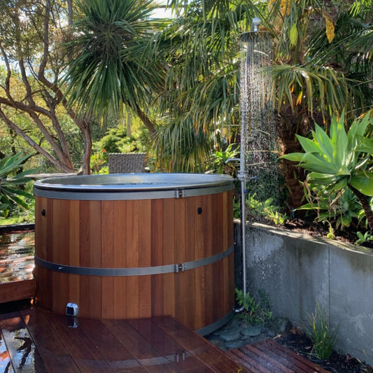 Free-Standing Shower - Stainless Steel