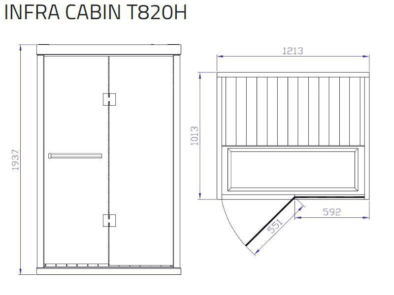 Tylö Infra Cabin Black