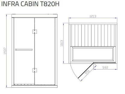 Tylö Infra Cabin Black