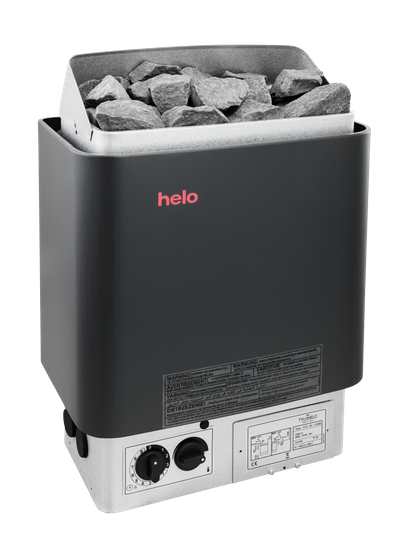 Helo Cup 80 STJ Sauna Heater Graphite