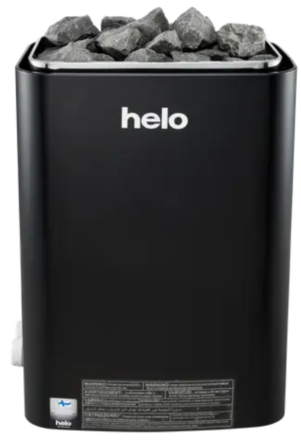 Helo Vienna 60 STS Sauna Heater – Black